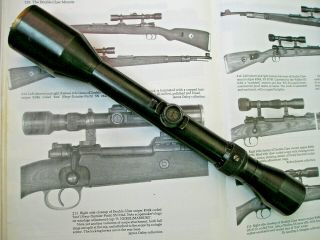 WW2 ERA GERMAN B.  NICKEL/MARBURG Ziel 6x56 Scope Mauser K98 Sniper ZF39 ? 6 Power 2