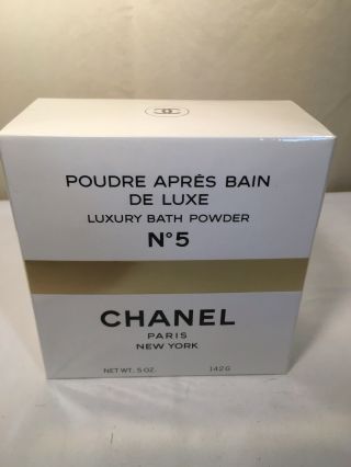 5 Oz Chanel Poudre Apres Bain De Luxe No 5 Luxury Bath Powder