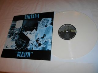 Nirvana Bleach Cream Vinyl Waterfront Sub Pop Kurdt Kobain Love Buzz Ect