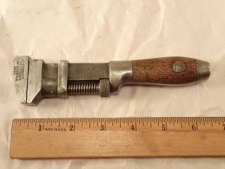 Vintage Coes Wrench Co.  6.  5 " Adjustable Monkey,  Nut,  Pipe Wrench