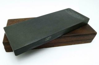 Vintage Strutz & Clottu Clonet Razor Hone Sharpening Stone in Wood Box - 2