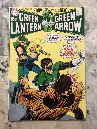 Green Lantern 78 (jul 1970,  Dc Comics) Green Arrow Nm Cgc Ready More Listed