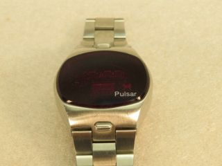 Vintage Pulsar Digital Watch Led 559354 Not (or Restore)