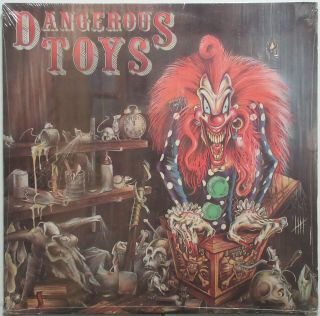 Dangerous Toys S/t 1989 Us Org Texas Metal Lp W/hype Sticker