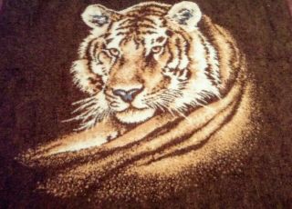 Biederlack Tiger Reversible Blanket Biederlack Throw Made In Usa 56x78 Inches