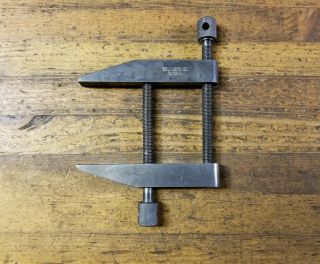 Antique Starrett Tools Machinist Parallel Clamp ☆ Vintage Woodworking Tools ☆usa