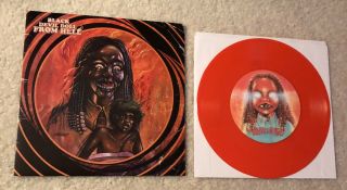 Black Devil Doll From Hell Soundtrack Ltd ' ed 7in.  Massacre Video Orange Vinyl 2