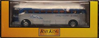 Mth Rail King 1:48 O Scale Greyhound - San Francisco Die - Cast Bus 1957 30 - 50022