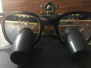 Designs for Vision ' s Surgical Telescopes w/ Wooden Box Glasses Loupe Vintage 2