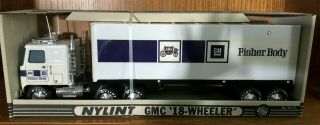 Nylint Fisher Body Gm 18 Wheeler Semi Truck Measures 22 " L X 5 " Wide/
