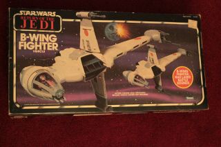 Vintage Star Wars Return Of The Jedi B Wing Fighter 1984 Kenner
