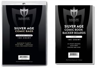 300 Max Premium Silver Comic Book Bags And Boards - Acid Archival Safe