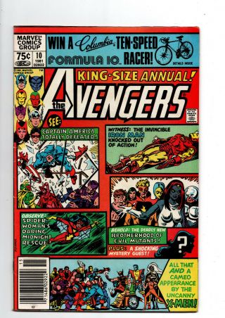 Avengers King Size Annual 10 - Marvel - 1981 - 1st App Rogue - Higher Grade Key