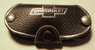 Vintage Chevrolet Leather Key Case Welsh Chevrolet Dealership Coopersburg,  Pa