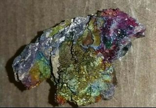 Rainbow Turgite Iridescent Hematite Crystals Graves Mountain Ga Mineral Specimen