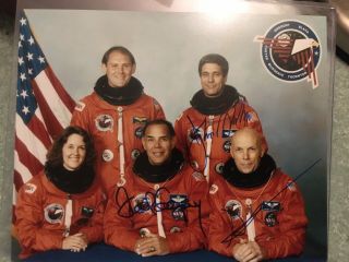 Sts - 33 Crew Photo Signed By 3 Autographed 8x10 Nasa Shuttle Rare