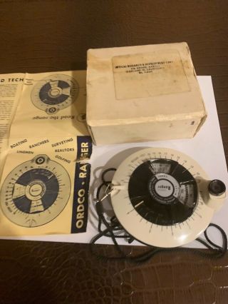 Vintage 1960s Ordco Ranger Range Finder By Davis Instruments California