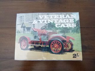 Westons Veteran And Vintage Cars Collector Card Album (complete Set Of 24)