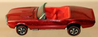 Dte 1968 Hot Wheels Redline 6212 Metallic Red Custom Firebird W/red Interior