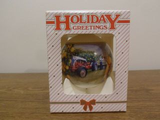 1998 Holland Glass Bulb Christmas Ornament 8n Ford Tractor