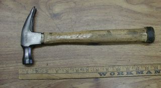 Old Tools,  Vintage Craftsman =m= Straight Claw Hammer,  1lb.  8.  6oz. ,  Good Cond.