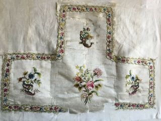 Early 19th C.  French Silk Embroidery (2883)