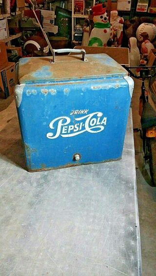 Vintage Antique Drink Pepsi - Cola Cooler Bottle Opener Progress Refrigerator Co.