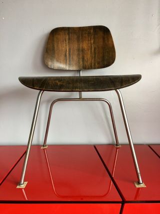 Mid Century Modern Eames Herman Miller Dining Side Chair Dcm