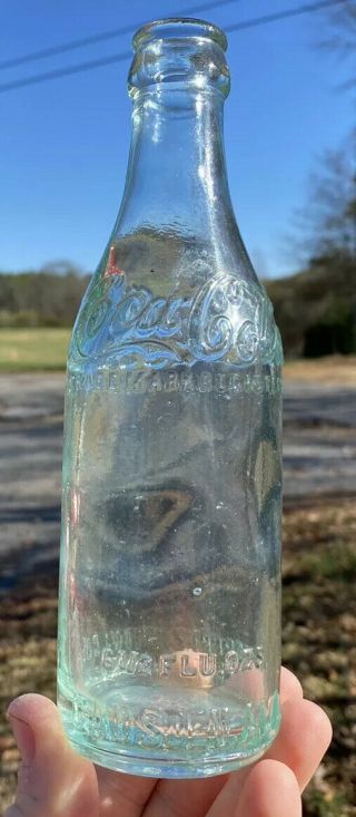 Rare Gadsden Alabama Ss Coca Cola Bottle Ala Early