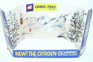 Culfi Code - 3 Corgi Toys 1:43 CitroËn Ds 19 Olympic Winter Sports Display No Car
