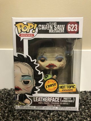 Funko Pop Horror Texas Chainsaw Massacre Leather Face Pretty Woman Mask Chase