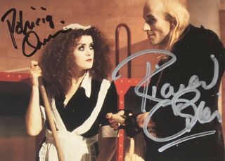 Richard O’brien Patricia Quinn Hand Signed Sports Card Rocky Horror Picture Show