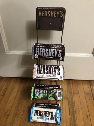 Antique Hershey’s Chocolate Store Display Rack Rare Hershey’s Advertising