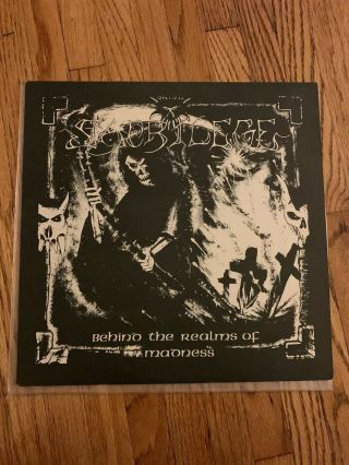 Sacrilege ‘behind The Realms Of Madness’ Lp Rare 1985 Punk Metal Hardcore