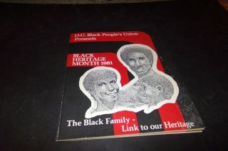 Vintage University Of Oklahoma Black People Union Presents Black Heritage Month
