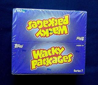 2010 Topps Wacky Packages Series 7 Stickers Factory Box 24 Packs