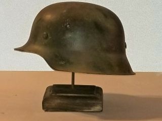Ww2 German Army Helmet M42 Size Et64 W/liner And Chin Strap - Gustav Line