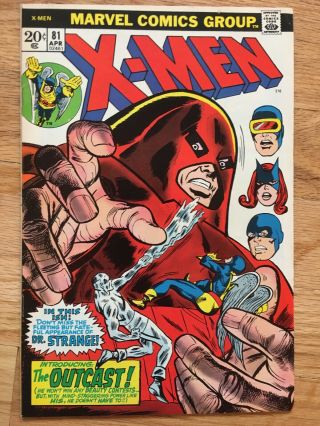 X - Men 81,  Vf 8.  0 Reprints X - Men 33; Juggernaut,  Dr.  Strange,  Beast,  Angel
