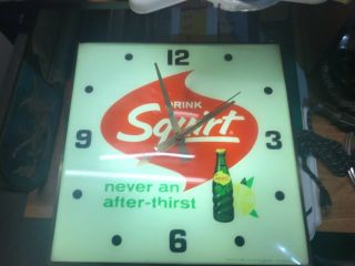 1965 Drink Squirt Pam Clock