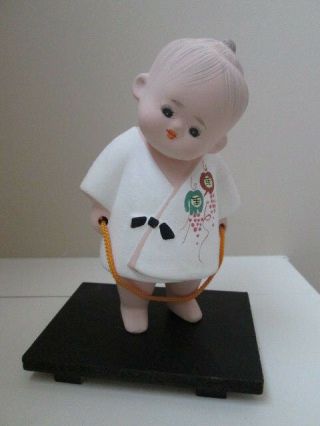 Vintage Hakata Doll Ceramic Hand Painted Figurine Made For Gump 