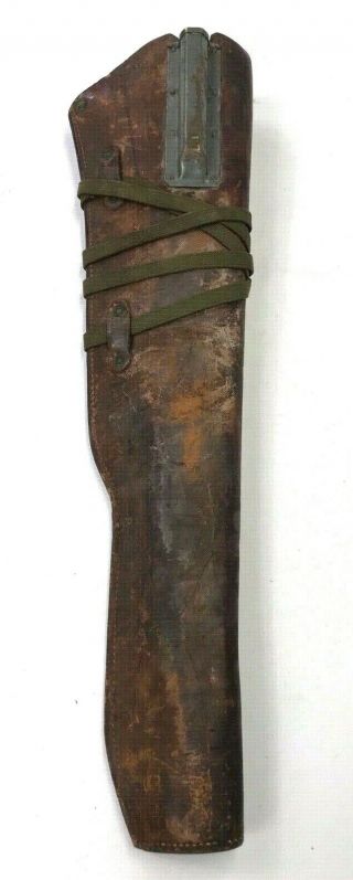 Wwii 1942 M1 Garand Leather Rifle Scabbard