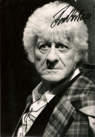 Jon Pertwee 3rd Third Doctor Who Signed Autograph 6 X 4 Inches Pre Printed Photo