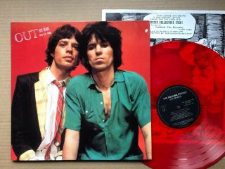 Rolling Stones Out On Bail (red) Lp 1990 Double Red Vinyl In G/fold Cover - Smal