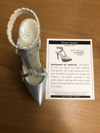 Just The Right Shoe - Snow Queen,  2004 Christmas shoe 3
