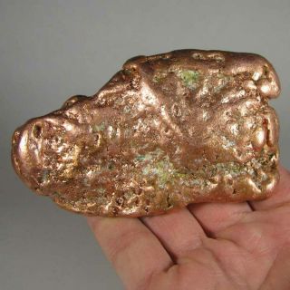 4.  1 " Native Copper Nugget - Keweenaw Peninsula,  Michigan - 1.  4 Lbs.