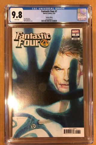 Fantastic Four 7 Cgc 9.  8.  Sienkiewicz Variant.  (4/19).