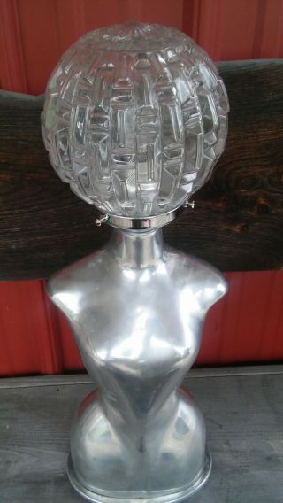 Art Deco Modernistic Nude Lady Lamp Figural Sculpture Maniquin Steampunk Light