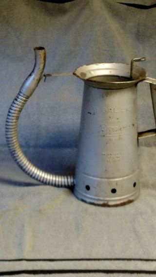 Vintage Brookins Oil Can Flexible Spout Model 102 (with Trigger Rare)