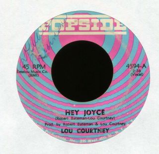 Lou Courtney Hey Joyce On Popside Soul Funk 45 Breaks Hear