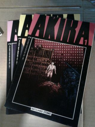 Akira 1 - 3 Epic/marvel Manga Published